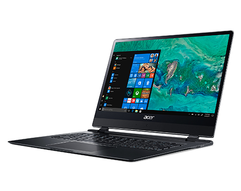 Acer Swift 7 SF714-51T-M9H0 Core™ i7-7Y75 256GB SSD 8GB 14" (1920x1080) TOUCHSCREEN WIN10 LTE BLACK Backlit Keyboard FP Reader - Image 3