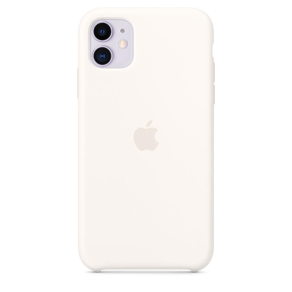 Apple iPhone 11 Silicone Case - Soft White - Image 6