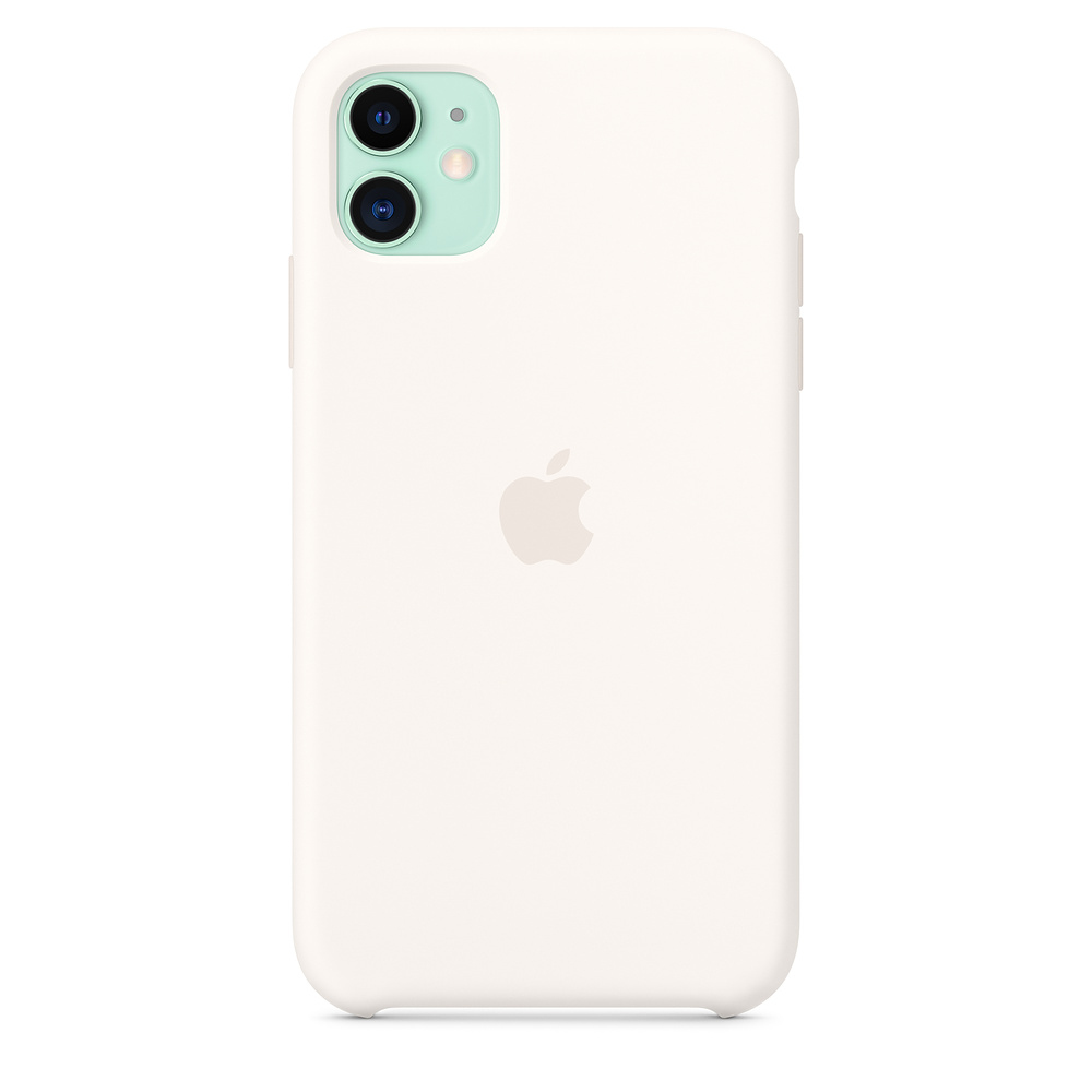 Apple iPhone 11 Silicone Case - Soft White - Image 4