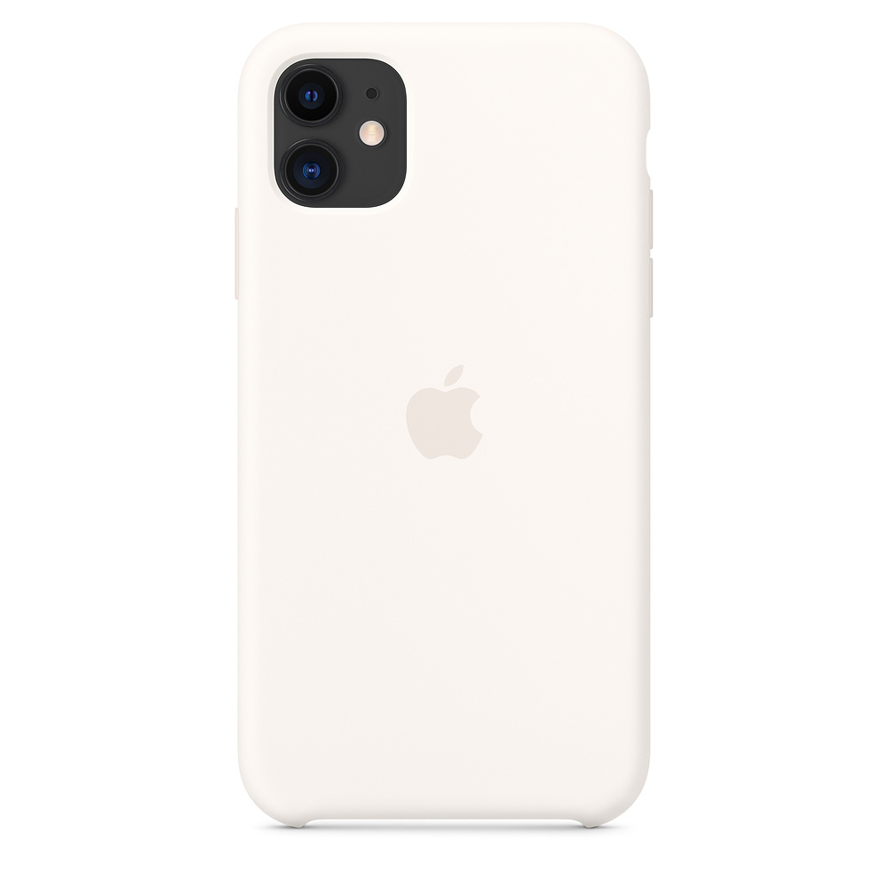 Apple iPhone 11 Silicone Case - Soft White - Image 3