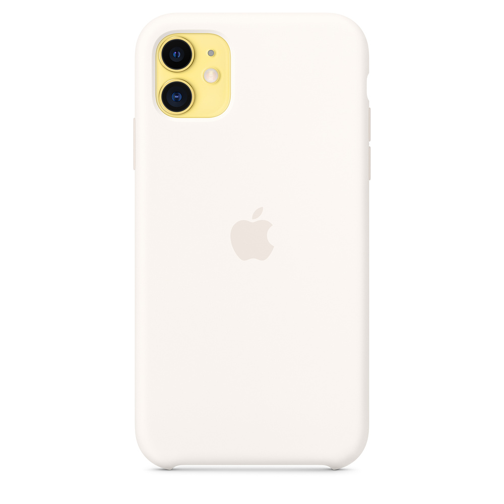 Apple iPhone 11 Silicone Case - Soft White - Image 5