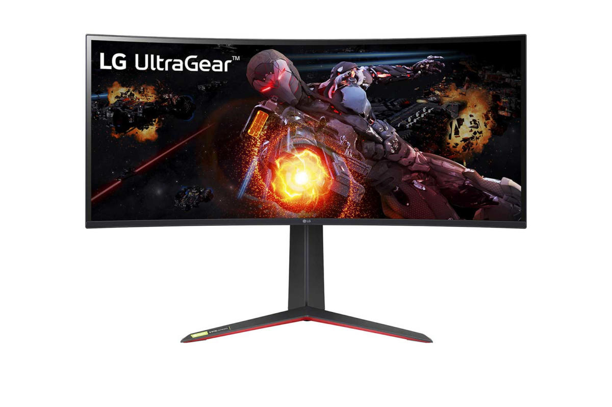 LG Electronics 34GP950G-B Curved GAMING 34" UW-QHD (3440x1440) 144Hz 1ms 400 cd/m² HDMI DP USB3.0 IPS Adjustable Stand Monitor BLACK