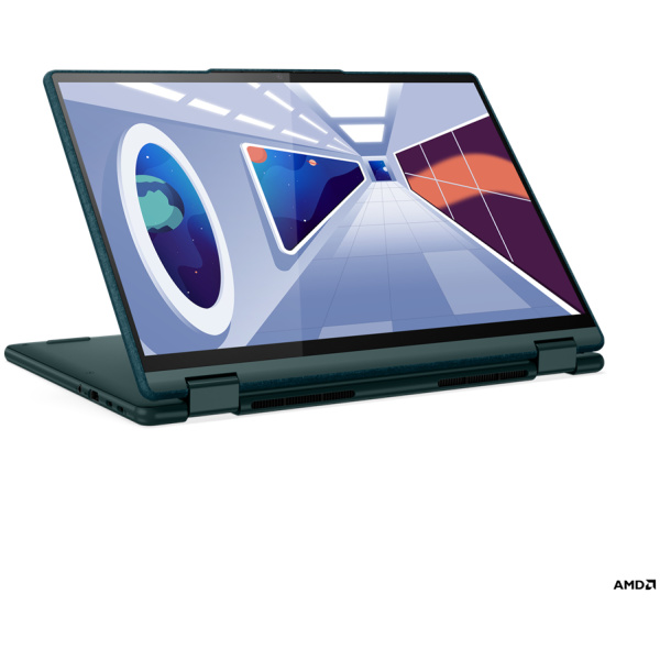 Lenovo YOGA 6 13ABR8 2-IN-1 AMD Ryzen™ 5 7530U 512GB SSD 8GB 13.3" WUXGA (1920x1200) TOUCHSCREEN WIN11 DARK TEAL Backlit Keyboard FP Reader Lenovo Digital Pen .69" thin, 3.02 lbs. - Image 2