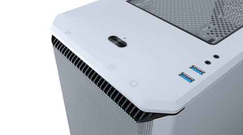 Phanteks PH-EC400ATG_DWT01 SteelATX Mid Tower Computer Case w/ Side Window WHITE - Image 5
