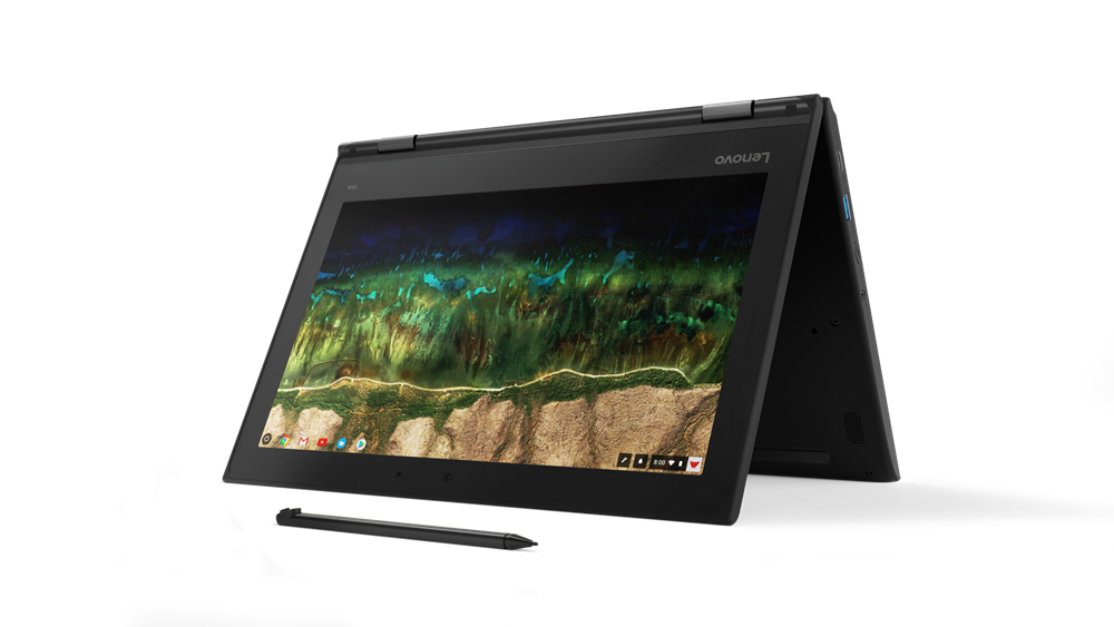 Lenovo Chromebook 500e 2-IN-1 RUGGED Celeron® Quad-Core N4120 32GB eMMC 4GB 11.6" (1366x768) TOUCHSCREEN CHROME OS BLACK - Image 3