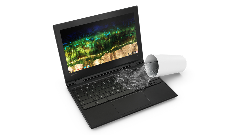 Lenovo Chromebook 500e 2-IN-1 RUGGED Celeron® Quad-Core N4120 32GB eMMC 4GB 11.6" (1366x768) TOUCHSCREEN CHROME OS BLACK - Image 5