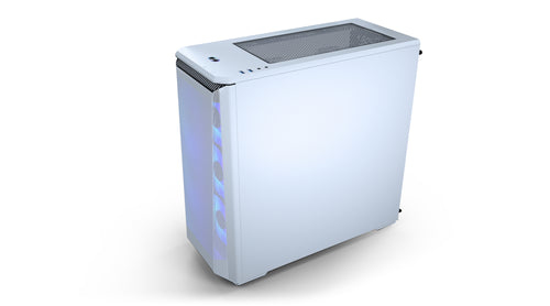 Phanteks PH-EC400ATG_DWT01 SteelATX Mid Tower Computer Case w/ Side Window WHITE - Image 6