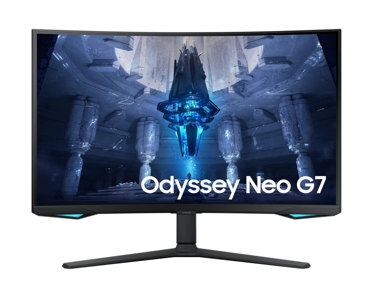 Samsung 32" Odyssey Neo G7 4K UHD 165Hz 1ms Quantum HDR2000 Curved Gaming Monitor