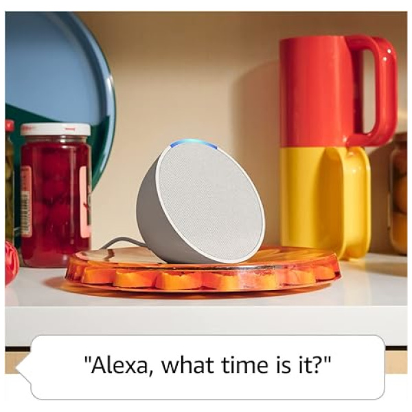 Amazon Echo Pop Smart Speaker CHARCOAL : Alexa Built-in, 1.95" Front-Firing Speaker, Dual-Band Wi-Fi 5 / Bluetooth, Mic Off Button for Privacy, eero Wi-Fi Compatibility - Image 5