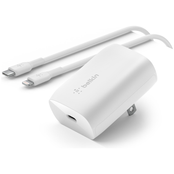 Belkin Wall Charger 30W USB-C PD PPS + Cable USB C - LGT