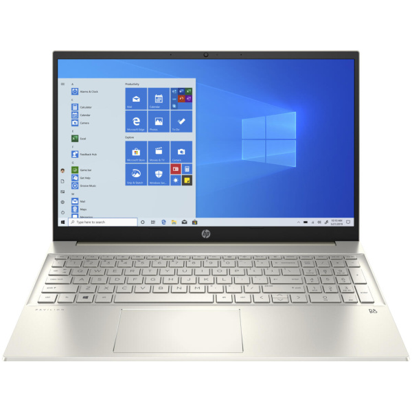 HP Pavilion 15-EG0070 Core™ i7-1165G7 512GB SSD 8GB 15.6" (1920x1080) TOUCHSCREEN IPS WIN10 LUNAR GOLD Backlit Keyboard