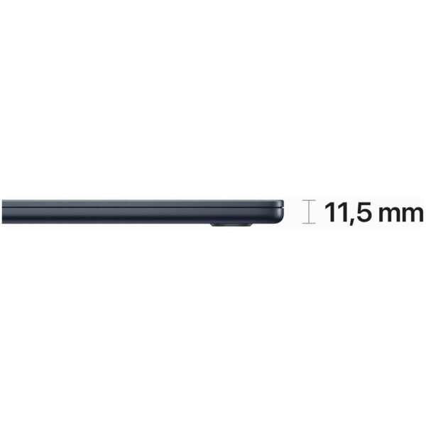 Apple MacBook Air 2023 M2 Chip 10-core 512GB SSD 8GB 15.3" (2880x1864) Liquid Retina Display MacOS MIDNIGHT Backlit Keyboard - Image 3