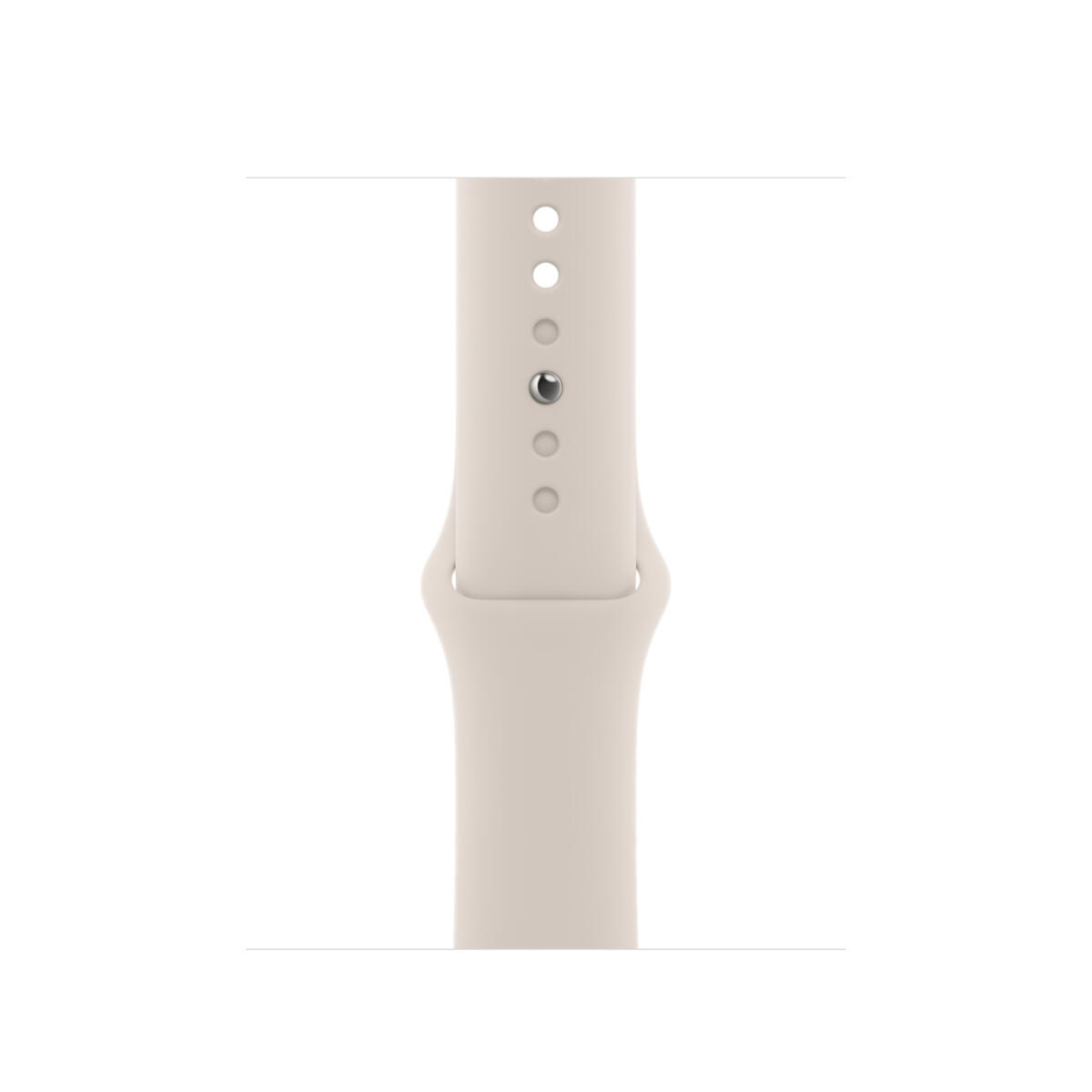 Apple Watch SE 40mm GPS Gold Aluminum Case - Starlight Sport Band - Image 3