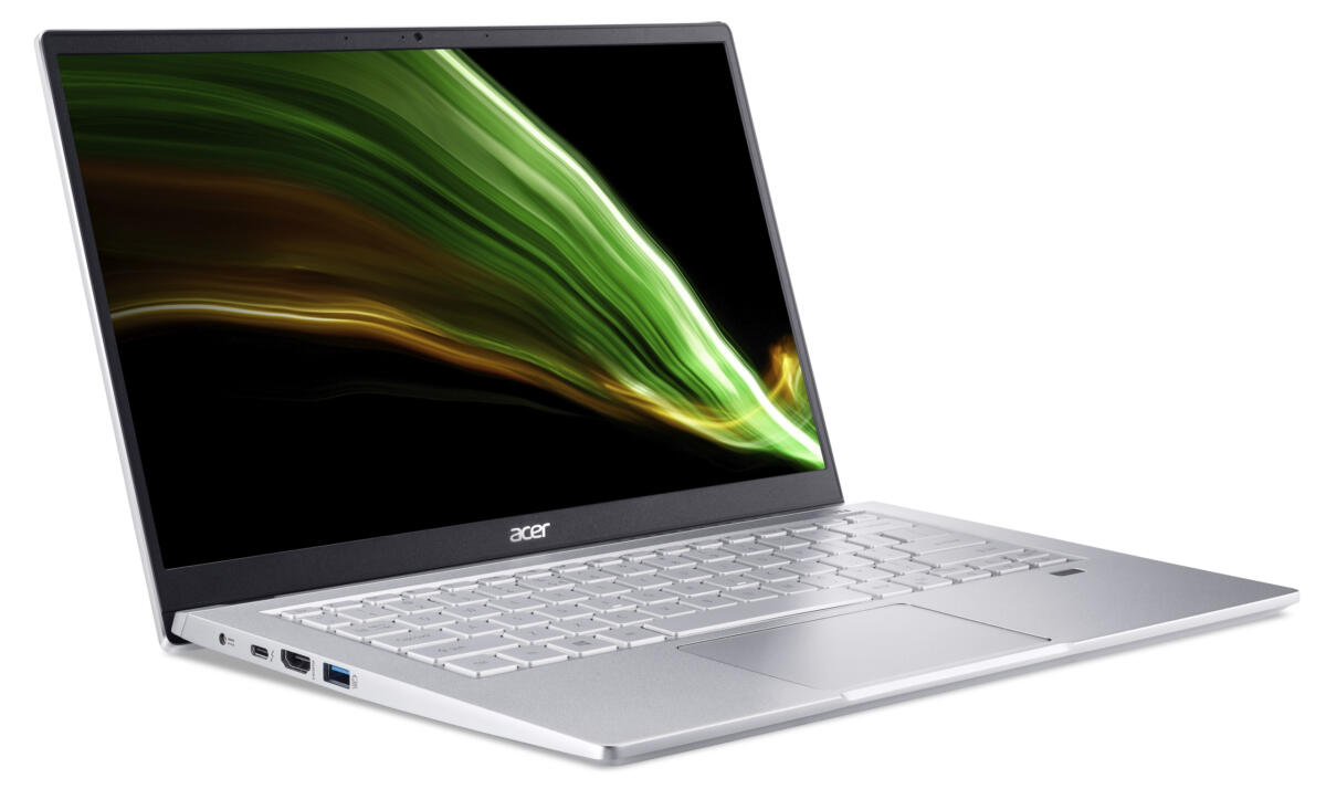 Acer Swift 3 SF314-511-51A3 Core™ i5-1135G7 512GB SSD 8GB 14" (1920x1080) WIN10 SILVER Backlit Keyboard FP Reader - Image 2