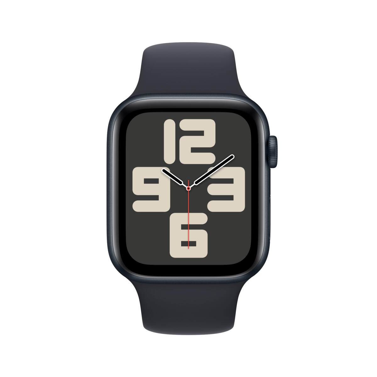 Apple Watch SE 2nd Generation (GPS) 44mm Midnight Aluminum Case with Midnight Sport Band - Image 2