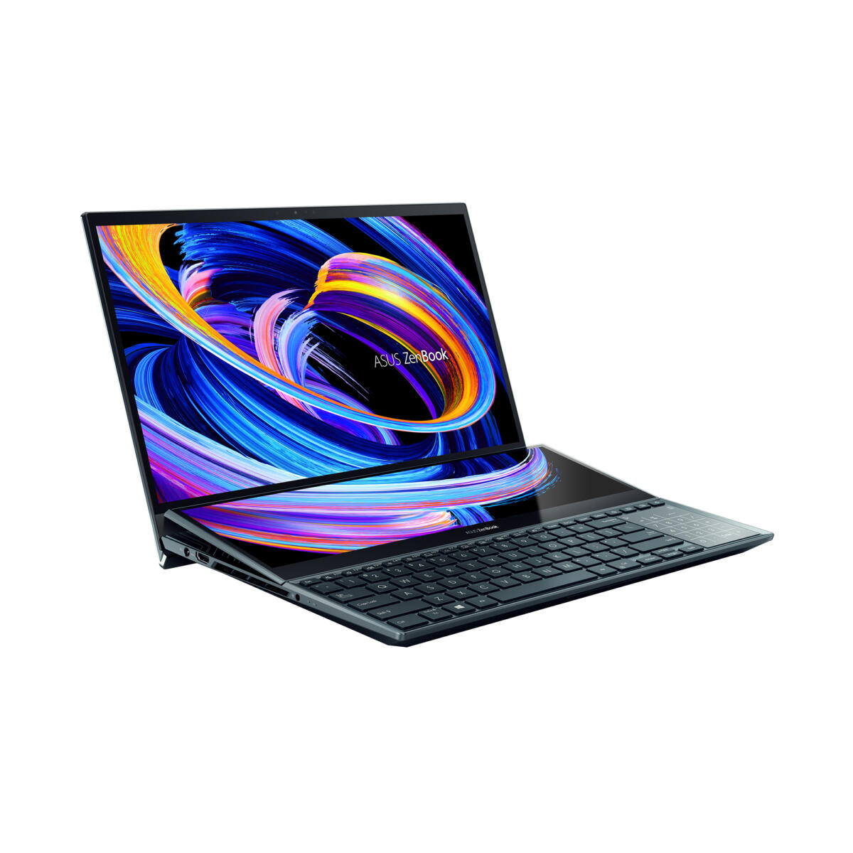 Asus ZenBook Pro Duo UX582ZM-XS99T Core™ i9-12900H 1TB SSD 32GB 15.6" (3840x2160) OLED TOUCHSCREEN + 14" (3840x1100) ScreenPad Plus WIN11 Pro NVIDIA® RTX 3060 6144MB CELESTIAL BLUE Backlit Keyboard Stylus MIL-STD 810H - Image 3