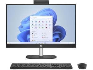 HP 24-CR0051 ALL-IN-ONE Intel® N200 256GB SSD 8GB 23.8" (1920x1080 TOUCHSCREEN IPS WIN11 IR Webcam Keyboard Mouse BLACK