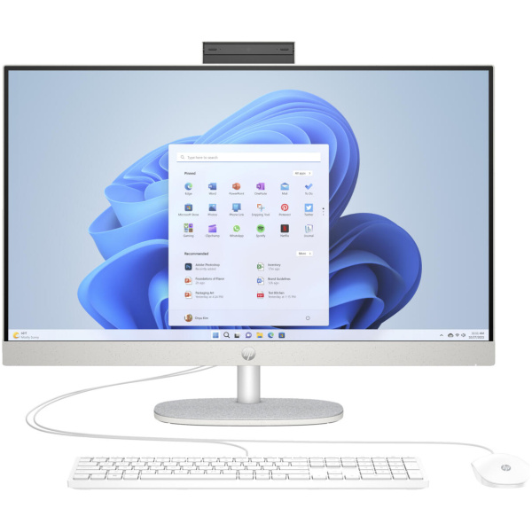 HP 27-CR006 ALL-IN-ONE Core™ i5-1335U 256GB SSD 8GB 27" (1920x1080) IPS WIN11 Keyboard Mouse WHITE