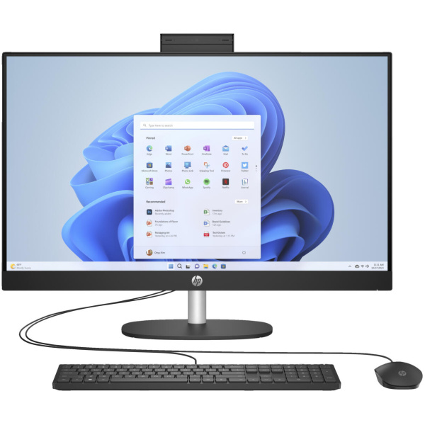 HP 27-CR0025T ALL-IN-ONE Core™ i5-1335U 512GB SSD 16GB 27" (1920x1080) IPS WIN11 Webcam Keyboard Mouse BLACK