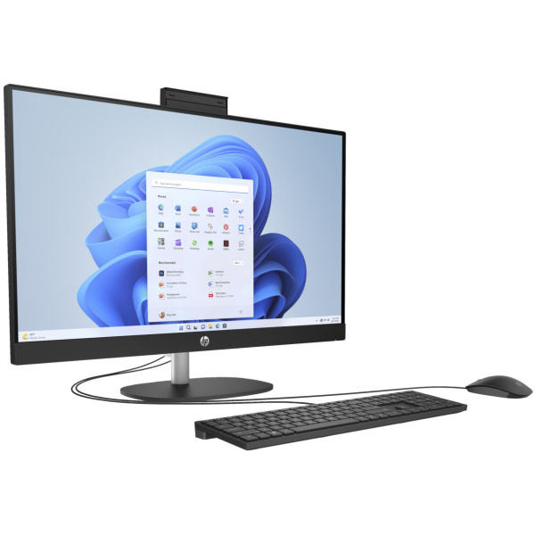 HP 27-CR0025T ALL-IN-ONE Core™ i5-1335U 512GB SSD 16GB 27" (1920x1080) IPS WIN11 Webcam Keyboard Mouse BLACK - Image 3
