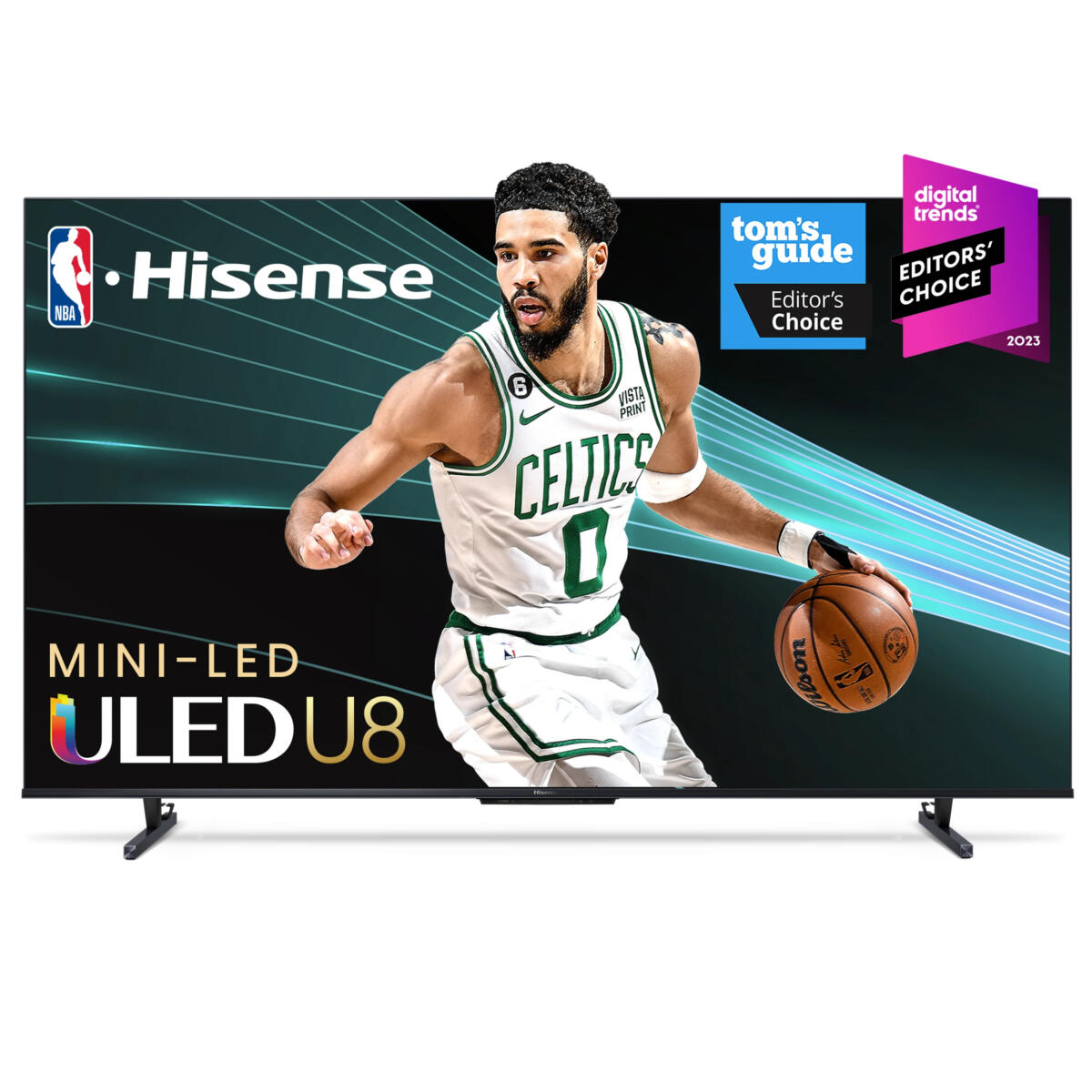 Hisense 75U8K 75" Class U8 Series ULED Google TV 74.6" (3840x2160) 480 Motion Rate HDR 4xHDMI 1xOptical 2xUSB AC100-240V, 50/60Hz BLACK