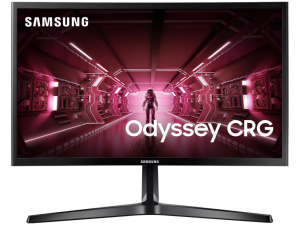 Samsung Odyssey CRG5 24" GAMING Curved Monitor 23.5" (1920x1080) 144Hz 4(GTG)ms 250cd/m² 1800R AMD FreeSync™ 3000:1 16:9 AC100-240V BLACK