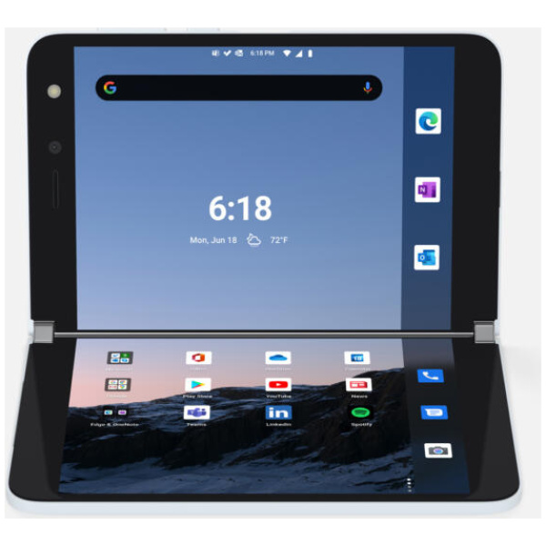 Microsoft Surface Duo for Business Unlocked 128GB 8.1" 4G smartphone GLACIER - Image 2