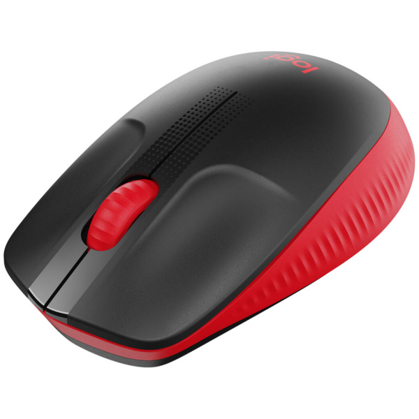 Logitech M190 Full-size Wireless mouse USB Red - Image 3