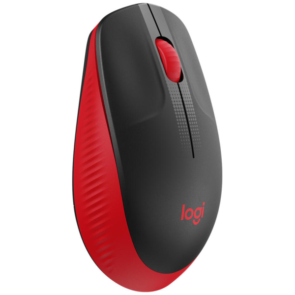 Logitech M190 Full-size Wireless mouse USB Red - Image 2