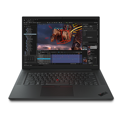 Lenovo ThinkPad P16v Gen 1 MOBILE WORKSTATION Core™ i9-13900H 1TB SSD 32GB 16" (2560x1600) WQXGA WIN11 Pro NVIDIA® RTX 4090 16384MB THUNDER BLACK Backlit Keyboard FP Reader - Image 2