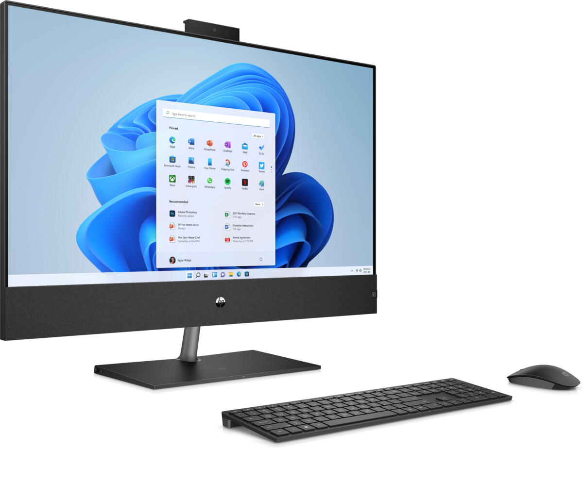 HP Pavilion 32-B0019 ALL-IN-ONE Core™ i7-12700T 512GB SSD 16GB 31.5" (2560x1400) WIN11 SPARKLING BLACK Wireless Keyboard & Mouse FRENCH/ENGLISH - Image 3