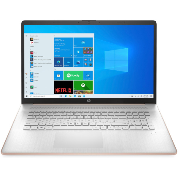 HP 17-CN3622 Intel® N200 256GB SSD 8GB 17.3" (1600x900) TOUCHSCREEN WIN11 PALE ROSE GOLD Backlit Keyboard