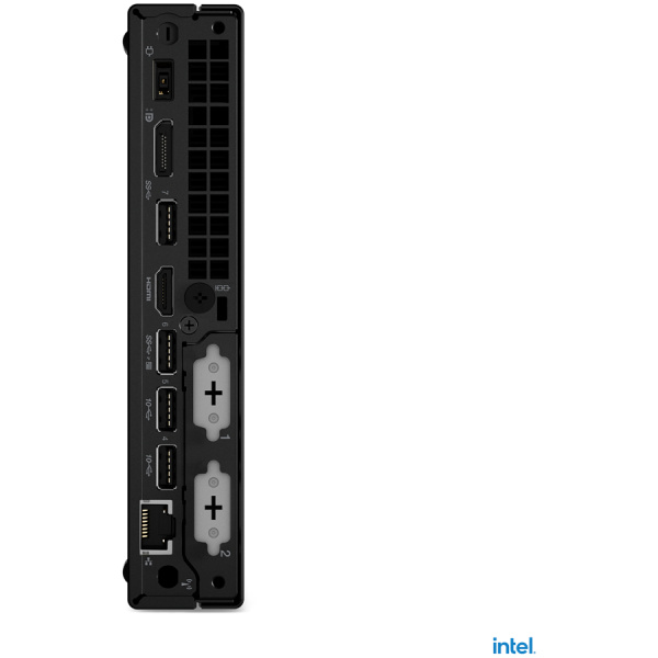 Lenovo ThinkCentre M80q Tiny Gen 3 Core™ i5-12500T 256GB SSD 8GB WIN11 Pro BLACK Keyboard Mouse - Image 2