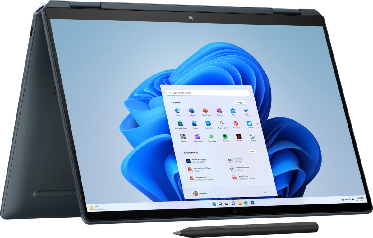 HP Spectre x360 14-EU0097 2-IN-1 Core™ Ultra 7 155H 1TB SSD 16GB 14" (2800x1800) OLED TOUCHSCREEN WIN11 SLATE BLUE Backlit Keyboard FP Reader HP Rechargeable MPP2.0 Tilt Pen - Image 6