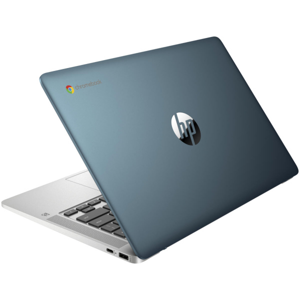 HP Chromebook 14A-NA0062 Pentium® Silver N5030 128GB eMMC 4GB 14" (1366x768) Chrome OS FOREST TEAL Backlit Keyboard - Image 5