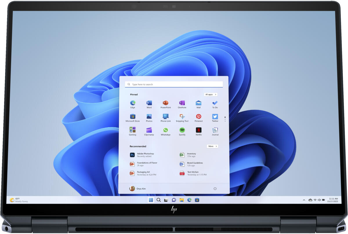 HP Spectre x360 14-EU0097 2-IN-1 Core™ Ultra 7 155H 1TB SSD 16GB 14" (2800x1800) OLED TOUCHSCREEN WIN11 SLATE BLUE Backlit Keyboard FP Reader HP Rechargeable MPP2.0 Tilt Pen - Image 7