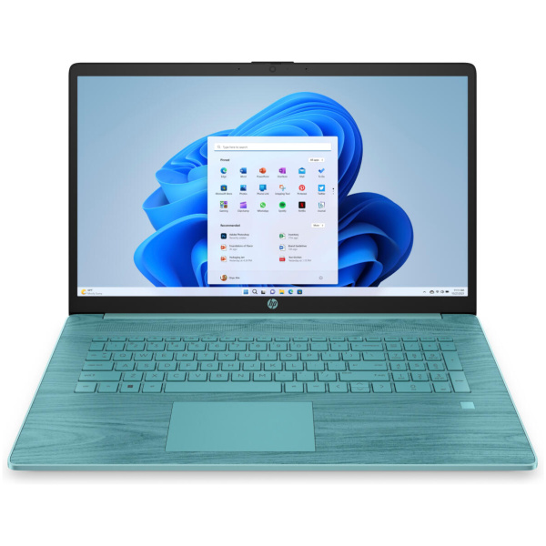 HP 17-CN3625 Intel® N200 256GB SSD 8GB 17.3" (1600x900) TOUCHSCREEN WIN11 SEAFOAM TEAL Backlit Keyboard