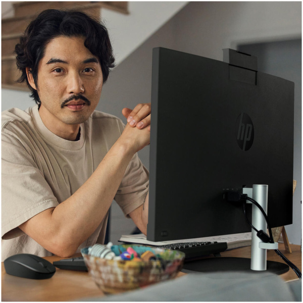 HP 24-CR0025T ALL-IN-ONE Core™ i5-1335U 512GB SSD 16GB 23.8" (1920x1080) WIN11 JET BLACK Wireless Keyboard & Mouse - Image 7