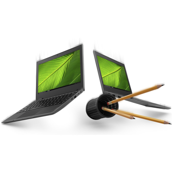 Lenovo 100e Gen 2 Celeron® N4020 128GB SSD 4GB 11.6" (1366x768) WIN10 Pro BLACK MIL-STD-810G - Image 5