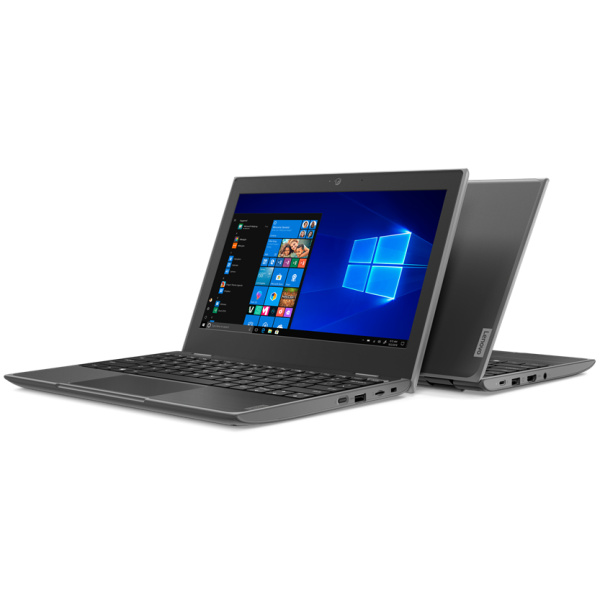 Lenovo 100e Gen 2 Celeron® N4020 128GB SSD 4GB 11.6" (1366x768) WIN10 Pro BLACK MIL-STD-810G - Image 3