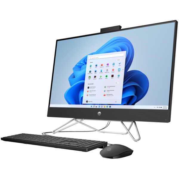 HP 27-CB1155M ALL-IN-ONE AMD Ryzen™ 5 5625U 2.3GHz 1TB+256GB SSD 8GB 27" (1920x1080) BT WIN11 Webcam BLACK Keyboard & Mouse - Image 2