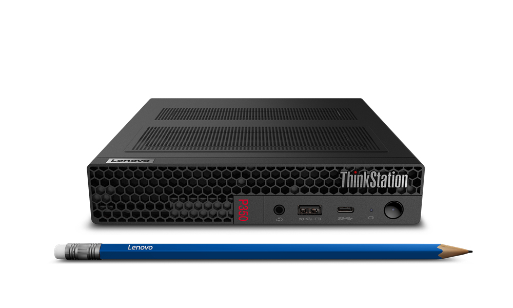 Lenovo ThinkStation P350 Tiny WORKSTATION Core™ i7-11700T 512GB SSD 16GB WIN10 Pro NVIDIA® Quadro T600 4096MB Keyboard Mouse BLACK - Image 6