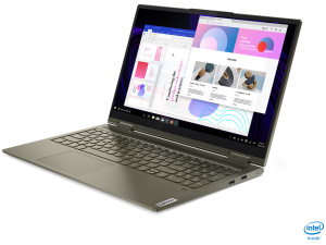 Lenovo YOGA 7 15ITL5 2-IN-1 Core™ i7-1165G7 512GB SSD 12GB 15.6" (1920x1080) TOUCHSCREEN IPS WIN11 DARK MOSS Backlit Keyboard FP Reader