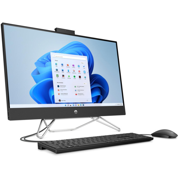 HP 27-CB1155M ALL-IN-ONE AMD Ryzen™ 5 5625U 2.3GHz 1TB+256GB SSD 8GB 27" (1920x1080) BT WIN11 Webcam BLACK Keyboard & Mouse - Image 3