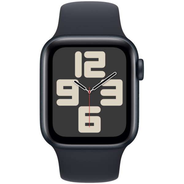 Apple Watch SE 2nd Gen GPS 40mm Midnight Aluminum Case with Midnight Sport Band S/M - Image 2