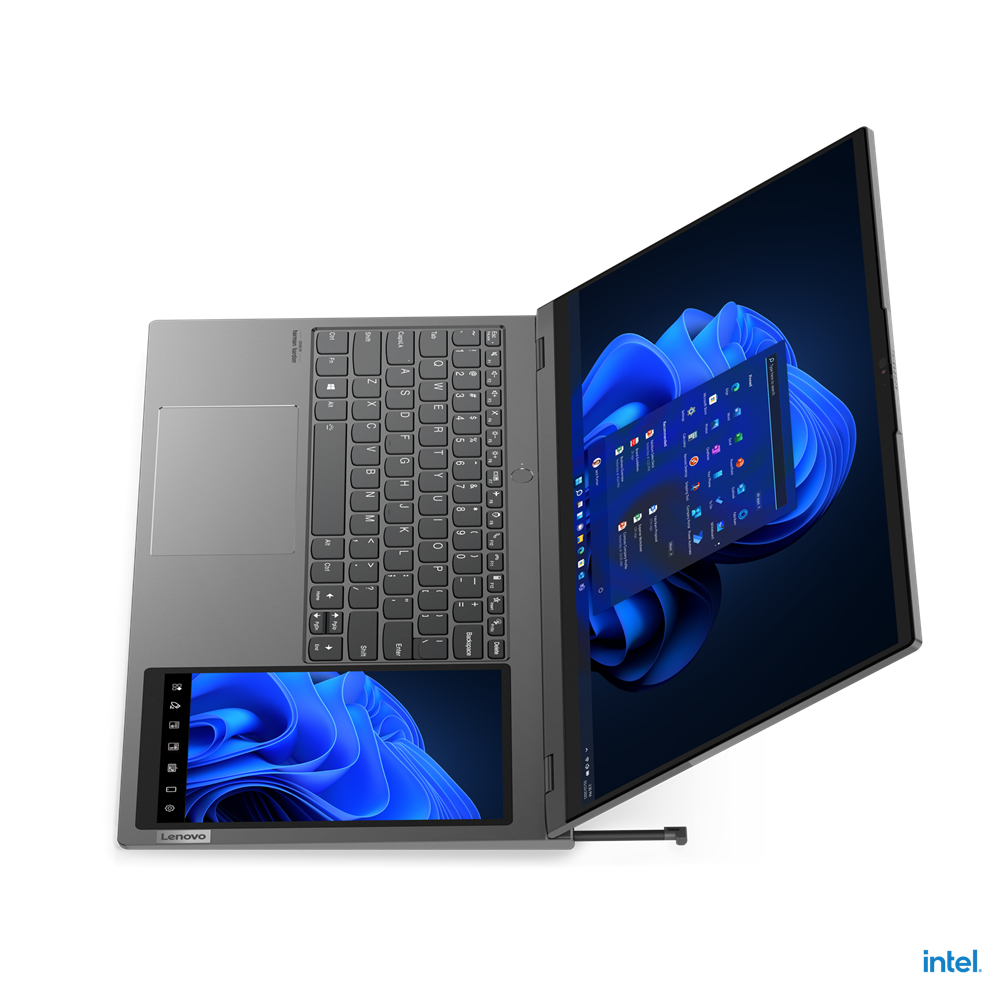 Lenovo ThinkBook Plus IAP Gen 3 DUAL SCREENS Core™ i7-12700H 1TB SSD 32GB 13.3" (3072x1440) 120Hz TOUCHSCREEN+8" (800x1280) TOUCHSCREEN WIN11 Pro STORM GRAY Backlit Keyboard FP Reader - Image 6