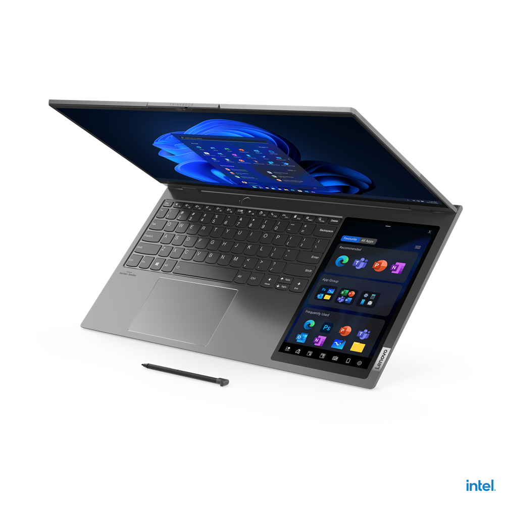 Lenovo ThinkBook Plus IAP Gen 3 DUAL SCREENS Core™ i7-12700H 1TB SSD 32GB 13.3" (3072x1440) 120Hz TOUCHSCREEN+8" (800x1280) TOUCHSCREEN WIN11 Pro STORM GRAY Backlit Keyboard FP Reader - Image 7