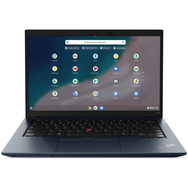 Lenovo ThinkPad C14 Gen 1 Chromebook Core i5-1245U 256GB SSD 8GB 14" (1920x1080) ChromeOS Intel Iris Xe ABYSS BLUE FP Reader