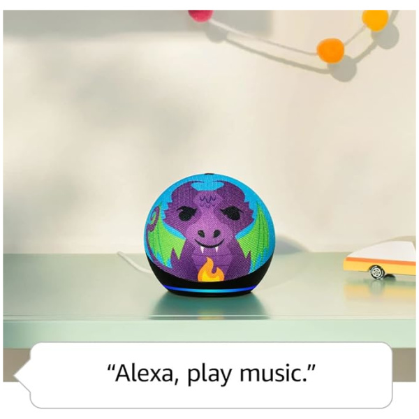 Amazon - Echo Dot Kids (5th Gen, 2022 Release) with Alexa - Owl - Image 3