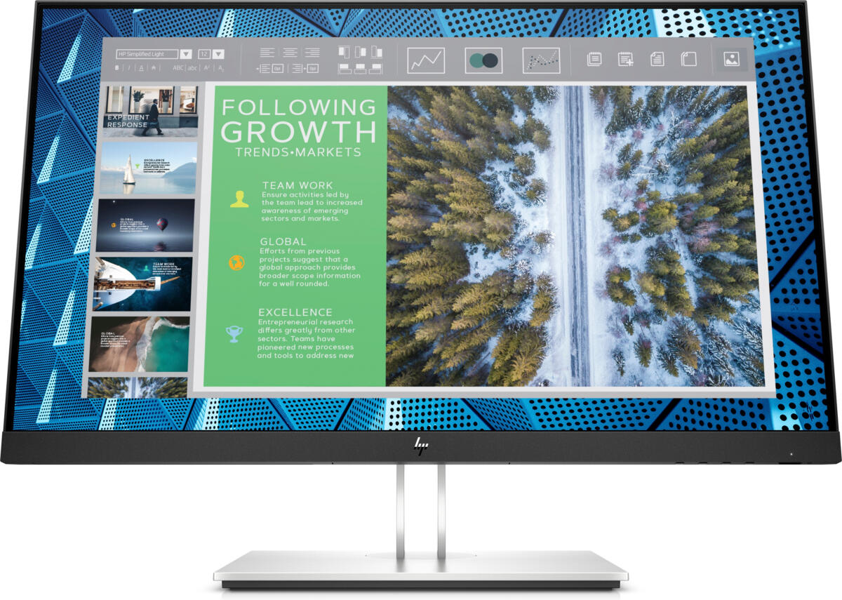 HP 23.8" E24q G4 (2560x1440) QHD Monitor BLACK